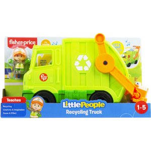 פישר פרייס ליטל פיפל משאית מיחזור מנגנת - Fisher-price פישר פרייס ליטל פיפל משאית מיחזור מנגנת - Fisher-price
