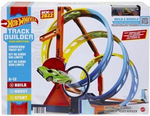 מסלול לולאות ענק Hot Wheels Track Builder Unlimited Corkscrew Twist מסלול לולאות ענק Hot Wheels Track Builder Unlimited Corkscrew Twist
