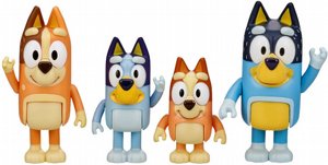 סט 4 דמויות בלואי והמשפחה - Bluey סט 4 דמויות בלואי והמשפחה - Bluey