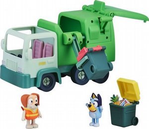 משאית אשפה בלואי כולל דמויות ואביזרים - Bluey משאית אשפה בלואי כולל דמויות ואביזרים - Bluey