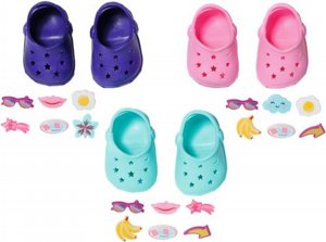 נעלי קרוקס עם קישוטים לבובת בייבי-בורן - Baby-Born נעלי קרוקס עם קישוטים לבובת בייבי-בורן - Baby-Born