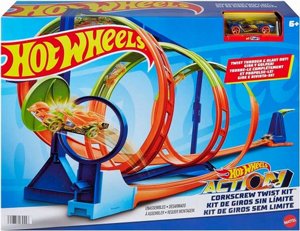 ����� 3 ������ ��� Hot Wheels Corkscrew Twist