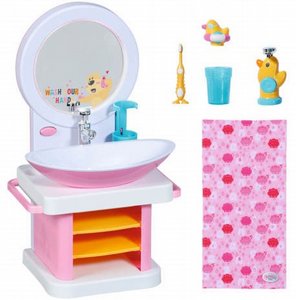 כיור לשטיפת ידיים לבובות בייבי-בורן - Baby-Born כיור לשטיפת ידיים לבובות בייבי-בורן - Baby-Born