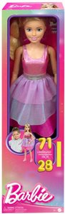 בובת ברבי ענקית 71 ס"מ כולל אביזרים - Large Barbie Doll MATTEL בובת ברבי ענקית 71 ס"מ כולל אביזרים - Large Barbie Doll MATTEL