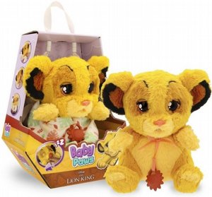 בובת סימבה בייבי אינטראקטיבית – Baby Paws Simba עם מוצץ, שמיכה וצלילים אמיתיים מבית Disney בובת סימבה בייבי אינטראקטיבית – Baby Paws Simba עם מוצץ, שמיכה וצלילים אמיתיים מבית Disney