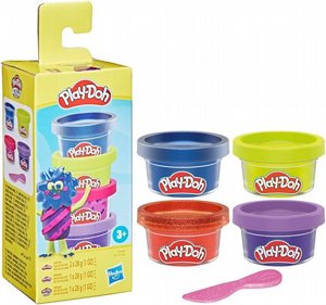 פליידו מפלצות – מארז מיני 4 צבעים עם נצנצים וגוונים מטאליים | Hasbro Play-Doh Monster Mini Color Pack פליידו מפלצות – מארז מיני 4 צבעים עם נצנצים וגוונים מטאליים | Hasbro Play-Doh Monster Mini Color Pack