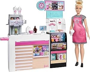 ���� ���� ��� ��� + ����� ��20 ������� ��������� | Barbie Coffee Shop Playset