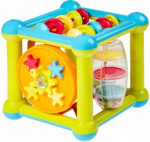 קוביית פעילות אינטראקטיבית צבעונית – Bali Toys קוביית פעילות אינטראקטיבית צבעונית – Bali Toys