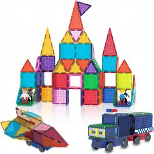 מגנטים להרכבה בתלת מימד 63 חלקים כולל דמויות – חוויית בנייה יצירתית מבית PicassoTiles מגנטים להרכבה בתלת מימד 63 חלקים כולל דמויות – חוויית בנייה יצירתית מבית PicassoTiles