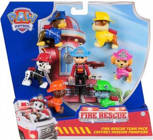סט דמויות ריידר וכלבי החילוץ מכבי אש – PAW Patrol Fire Rescue Team Pack – מבית Spin Master סט דמויות ריידר וכלבי החילוץ מכבי אש – PAW Patrol Fire Rescue Team Pack – מבית Spin Master