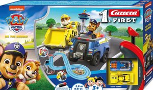 מסלול מירוצים קאררה FIRST PAW Patrol – סט 2.9 מטר עם צ'ייס וראבל | מסלול סלוט קאר ראשון לילדים | מבית Carrera מסלול מירוצים קאררה FIRST PAW Patrol – סט 2.9 מטר עם צ'ייס וראבל | מסלול סלוט קאר ראשון לילדים | מבית Carrera