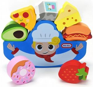סט איזון וערימה מעץ לפעוטות לפיתוח מוטוריקה, חשיבה ודמיון – Stack & Balance Wood Chef Set מבית Little Tikes סט איזון וערימה מעץ לפעוטות לפיתוח מוטוריקה, חשיבה ודמיון – Stack & Balance Wood Chef Set מבית Little Tikes
