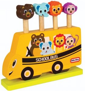 סט משחק מעץ אוטובוס חיות קופצות לפעוטות לפיתוח מוטוריקה, חשיבה ודמיון – Pop Up Peg Pals Wooden Bus מבית Little Tikes סט משחק מעץ אוטובוס חיות קופצות לפעוטות לפיתוח מוטוריקה, חשיבה ודמיון – Pop Up Peg Pals Wooden Bus מבית Little Tikes