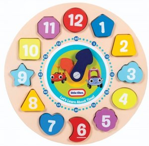פאזל התאמה ושעון לימוד מעץ לפעוטות לפיתוח תפיסה, צבעים והבנת זמן – Wooden Clock Puzzle פאזל התאמה ושעון לימוד מעץ לפעוטות לפיתוח תפיסה, צבעים והבנת זמן – Wooden Clock Puzzle