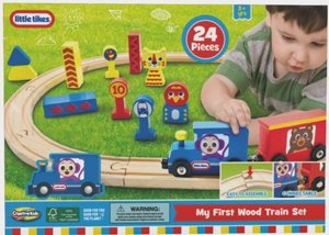 הרכבת הראשונה שלי – משחק רכבת מעץ 24 חלקים לילדים מגיל 3 ומעלה | Little Tikes הרכבת הראשונה שלי – משחק רכבת מעץ 24 חלקים לילדים מגיל 3 ומעלה | Little Tikes