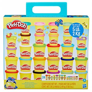 בצק משחק פליידו מארז ענק 2 ק"ג 28 יחידות צבעים – Play-Doh Big Pack Of Colors Hasbro בצק משחק פליידו מארז ענק 2 ק"ג 28 יחידות צבעים – Play-Doh Big Pack Of Colors Hasbro