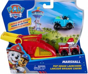 מפרץ ההרפתקאות – משגר רכבי מרשל עם 2 רכבים Paw Patrol Pup Squad Launcher מפרץ ההרפתקאות – משגר רכבי מרשל עם 2 רכבים Paw Patrol Pup Squad Launcher