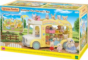 משפחת סילבניאן – אוטובוס קשת בענן Rainbow Fun Nursery Bus מבית Sylvanian Families משפחת סילבניאן – אוטובוס קשת בענן Rainbow Fun Nursery Bus מבית Sylvanian Families