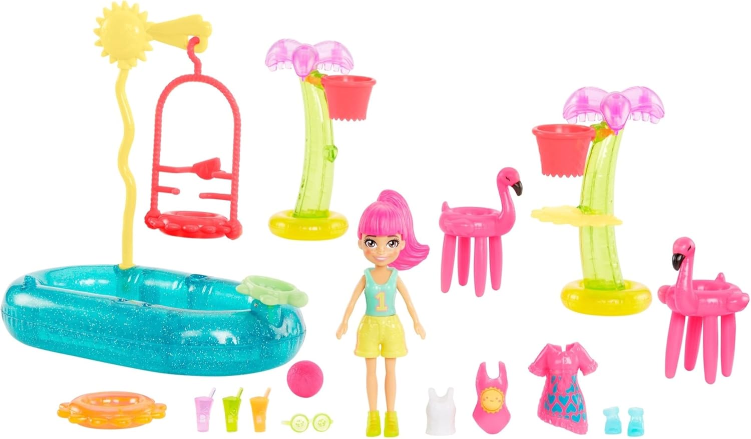 פולי פוקט סט בריכה וכדורסל – Polly Pocket Basketball Splash Pack עם בובה ואביזרים מבית Polly Pocket פולי פוקט סט בריכה וכדורסל – Polly Pocket Basketball Splash Pack עם בובה ואביזרים מבית Polly Pocket