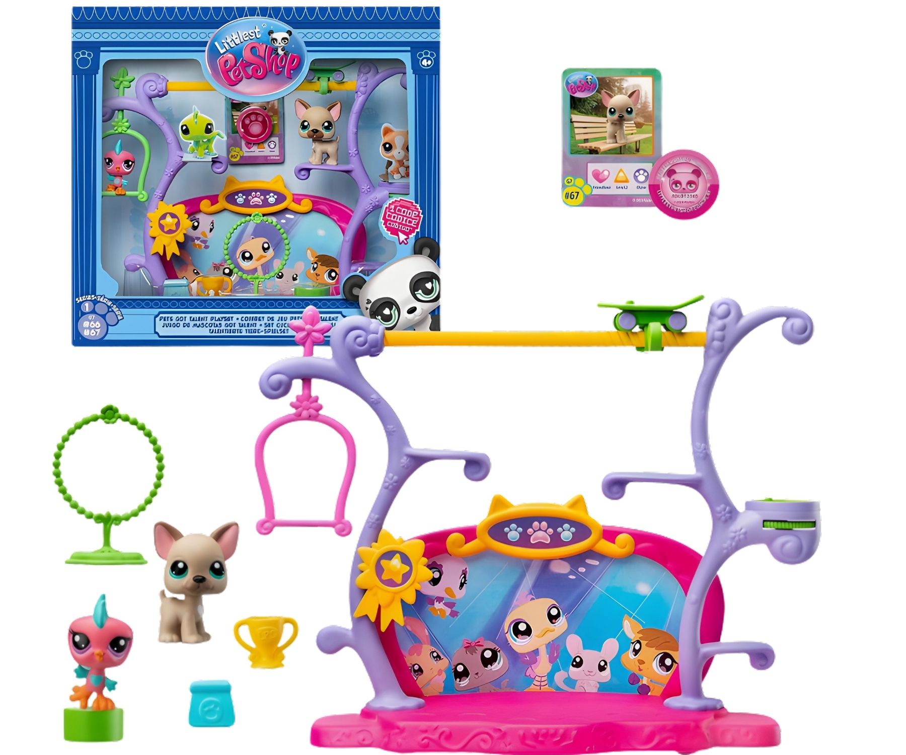 ������ �� ��� ���� ������� ��� 7 � �� ��� ������������ �� 2 ������ �������� Littlest Pet Shop Pets Got Talent ���� Hasbro