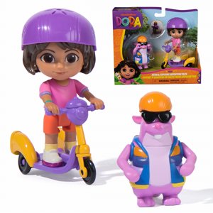סט הרפתקאות דורה Zoom & Explore לילדים – דמויות Dora ו-Tico עם קורקינט תלת־גלגלי למשחקי דמיון Dora סט הרפתקאות דורה Zoom & Explore לילדים – דמויות Dora ו-Tico עם קורקינט תלת־גלגלי למשחקי דמיון Dora