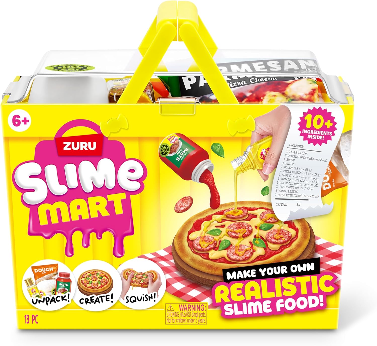 ערכת סליים להכנת פיצה מסדרת Slime Mart מבית ZURU – סלסלת קניות עם סליים לעיצוב יצירות מטבח ZURU Slime Mart Shopping Basket Pizza ערכת סליים להכנת פיצה מסדרת Slime Mart מבית ZURU – סלסלת קניות עם סליים לעיצוב יצירות מטבח ZURU Slime Mart Shopping Basket Pizza