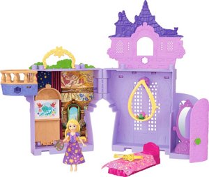 מגדל בית הבובות של רפונזל מסדרת Disney Storytime Stackers מבית Mattel – כולל מיני בובת רפונזל, פסקל ו־7 אביזרים Rapunzel Storytime Stackers Doll House Tower מגדל בית הבובות של רפונזל מסדרת Disney Storytime Stackers מבית Mattel – כולל מיני בובת רפונזל, פסקל ו־7 אביזרים Rapunzel Storytime Stackers Doll House Tower