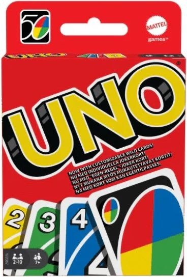 משחק קלפים UNO בעברית מבית Mattel – משחק הקלפים הקלאסי עם 112 קלפים וקלפי פרא להתאמה אישית Mattel UNO Card Game משחק קלפים UNO בעברית מבית Mattel – משחק הקלפים הקלאסי עם 112 קלפים וקלפי פרא להתאמה אישית Mattel UNO Card Game