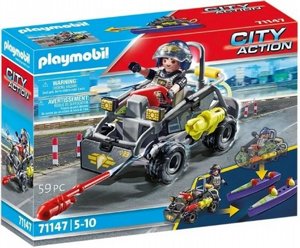 פליימוביל כוחות הימ״מ לוחם ורכב שטח טקטי 71147 מבית Playmobil City Action – רכב שהופך לסירה עם 59 חלקים פליימוביל כוחות הימ״מ לוחם ורכב שטח טקטי 71147 מבית Playmobil City Action – רכב שהופך לסירה עם 59 חלקים