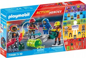 פליימוביל הדמויות שלי לוחמי אש 71468 מבית Playmobil – ערכת My Figures להרכבת כבאים עם 70 חלקים Playmobil My Figures Fire Brigade פליימוביל הדמויות שלי לוחמי אש 71468 מבית Playmobil – ערכת My Figures להרכבת כבאים עם 70 חלקים Playmobil My Figures Fire Brigade