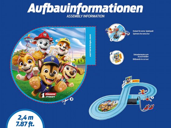 ����� ������� ����� FIRST PAW Patrol � ���� ����� | ����� 2.4 ��� �� ����� ������ ������ ��2 ��� ��� ������� | ���� Carrera