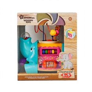 מרכז פעילות פיל מעץ 5 ב-1 - SPARKToys מרכז פעילות פיל מעץ 5 ב-1 - SPARKToys