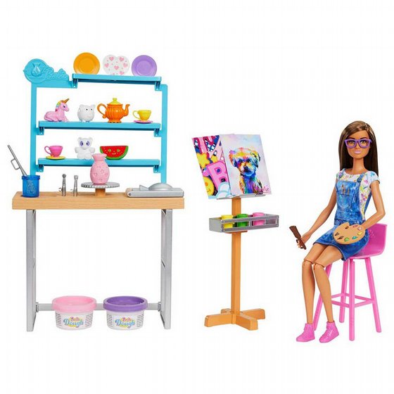 ���� ���� ����� - Barbie Relax And Create Art Studio