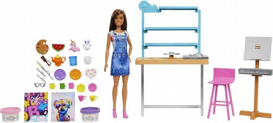 ���� ���� ����� - Barbie Relax And Create Art Studio