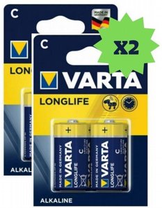 4 ������ Varta Alkaline C LR14