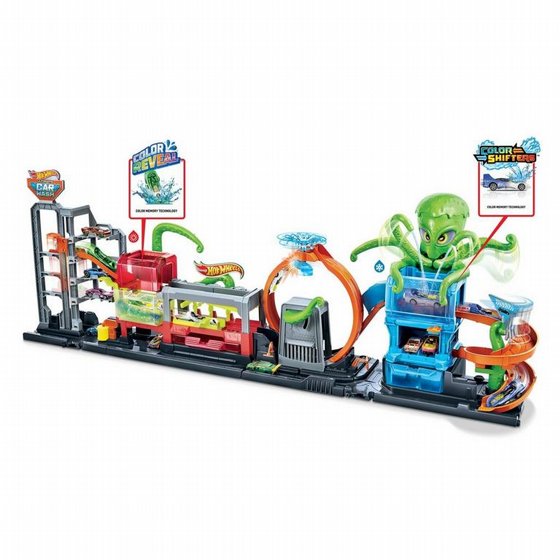 ��� ����� ���� ����� ������� ����� ��� Hot Wheels Ultimate Octo Car Wash Playset